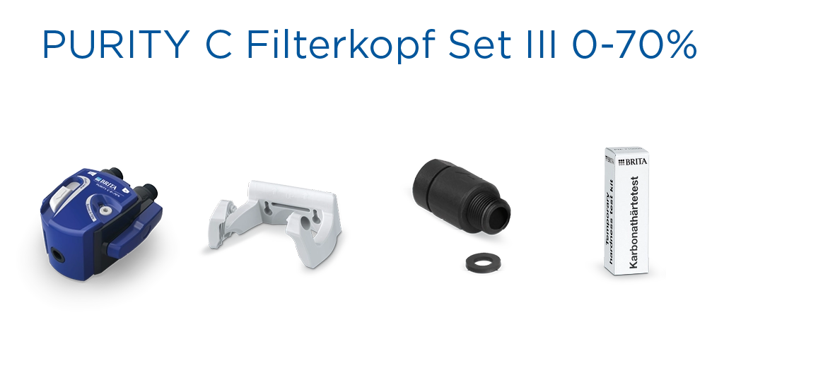 Set di testate del filtro PURITY C