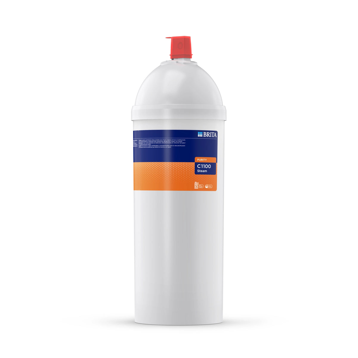 BRITA water filter cartridge PURITY C1100 Steam on a white background