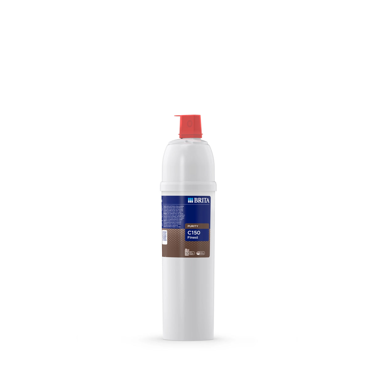 Filtro per l'acqua BRITA PURITY C150 Finest su sfondo bianco